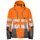 ProJob women's winter jacket 6424, Orange/Grey, Orange/Grey, swatch