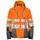 ProJob vinterjacka dam 6424, Orange/Grå, Orange/Grå, swatch