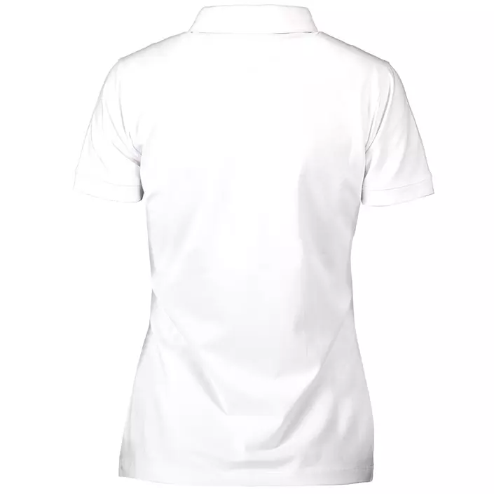 ID women's business polo med stretch, White, large image number 3