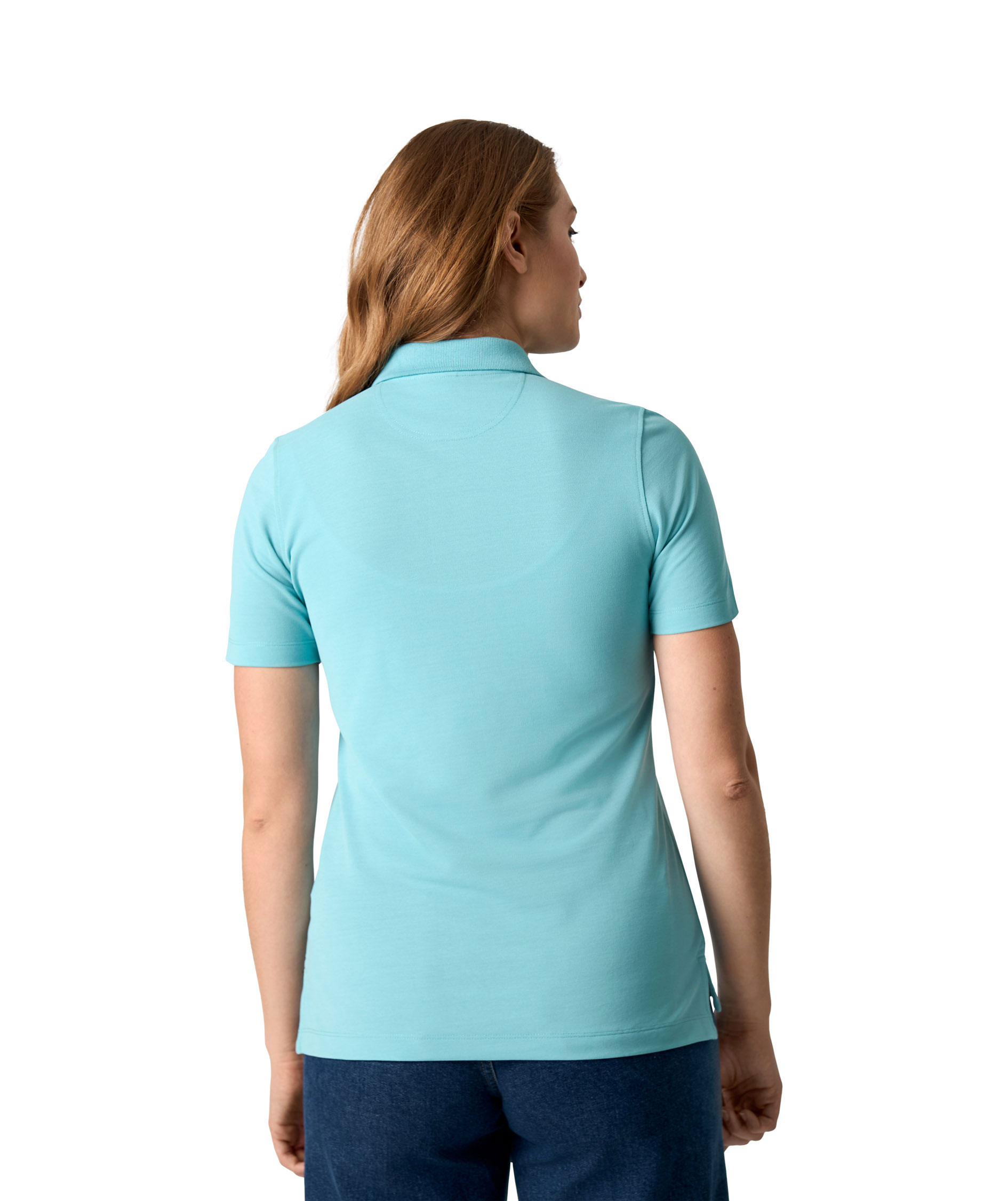 ID Ease Damen Poloshirt, Staubaqua, large image number 4