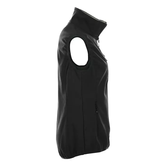 Clique Basic softshellväst dam, Svart, large image number 2