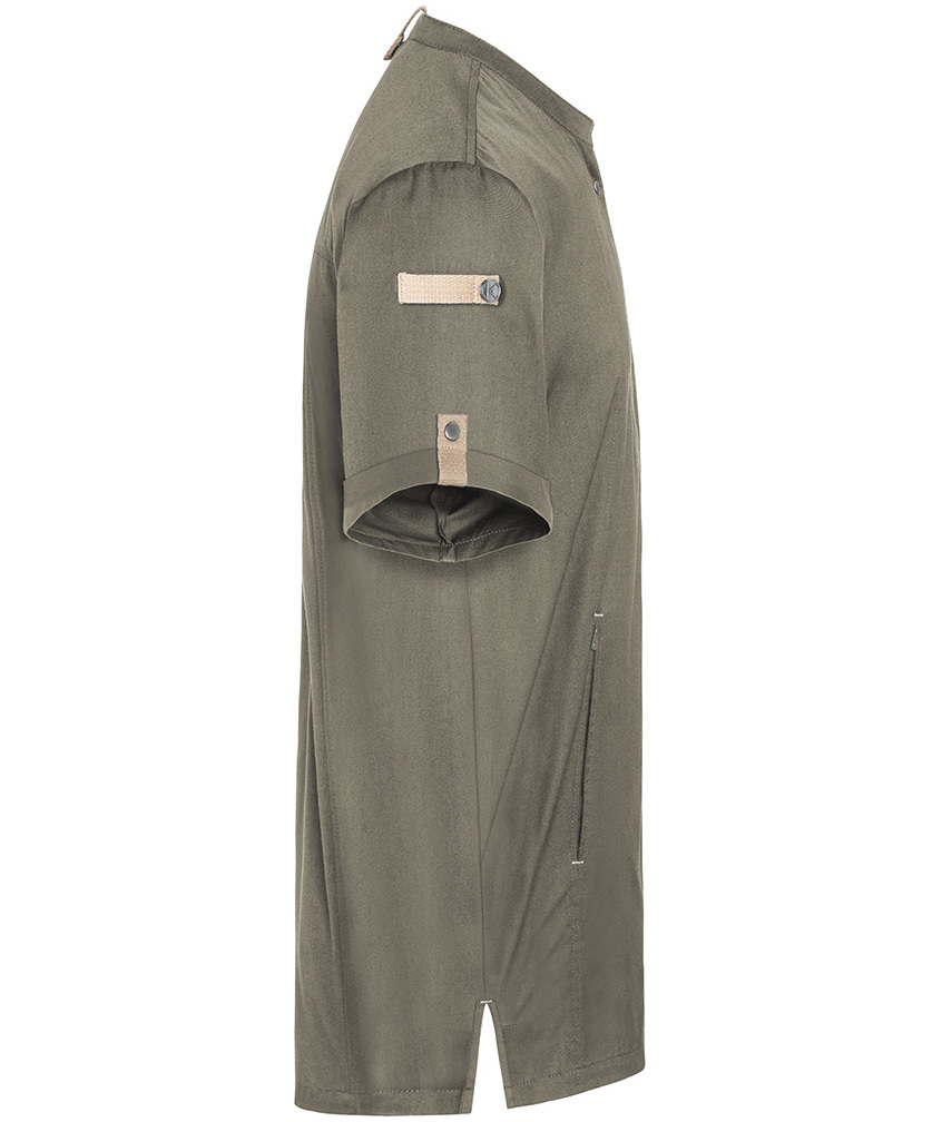 Karlowsky Green-generation short-sleeved chefs jacket, sage, large image number 4