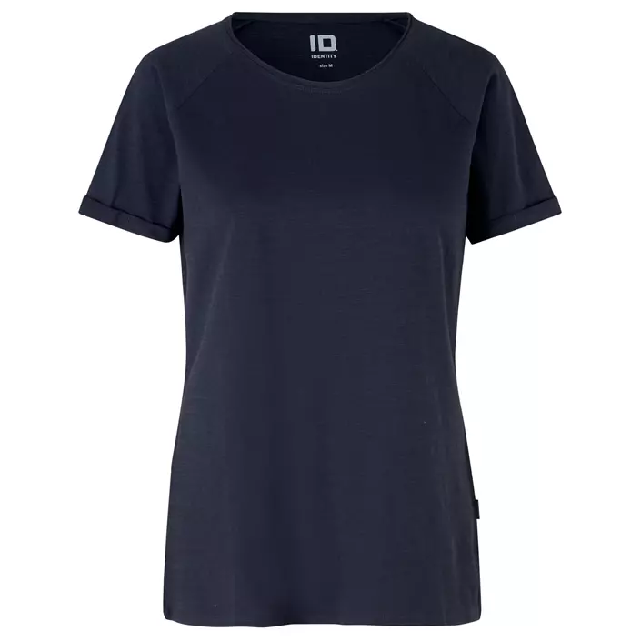 ID Core Slub dame T-skjorte, Navy, large image number 0
