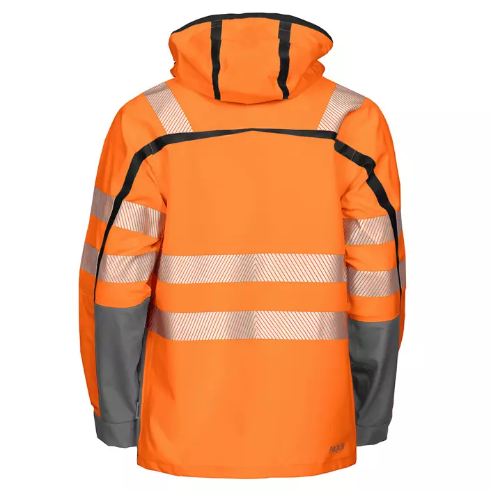 ProJob work jacket 6417, Orange/Grey, large image number 2