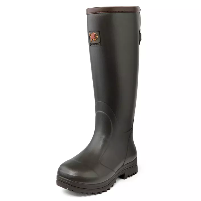 Gateway1 Pheasant Game Lady 17" 5mm rubber boots, Dark brown, large image number 0