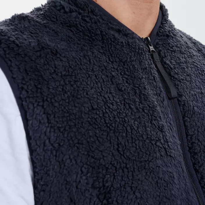 Resteröds pälsfiberväst, Navy, large image number 3