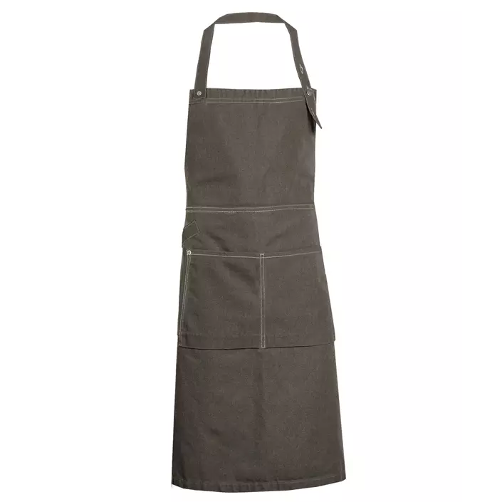 Nybo Workwear New Nordic bib apron with pockets, Brown, Brown, large image number 0