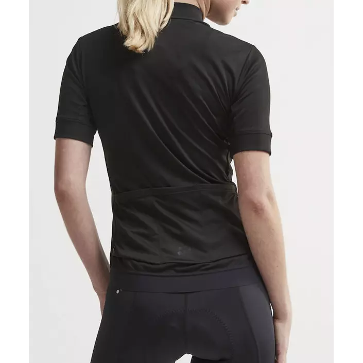 Craft Essence women's light short-sleeved bike jersey, Black, large image number 3