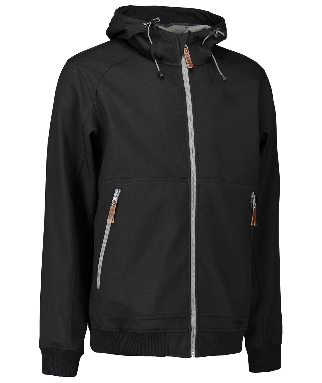 Details about   ID Identity Mens Outdoor Casual Warm Full Zip Soft Shell Jacket Grey 