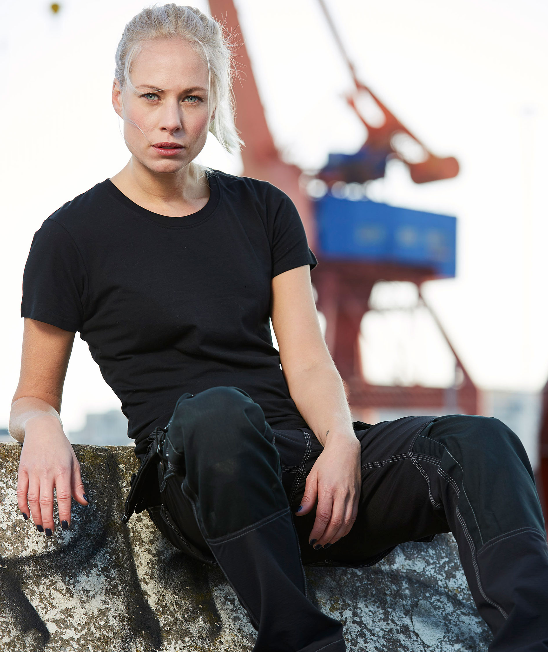 Top Swede T-shirt 204 dam, Svart, large image number 4