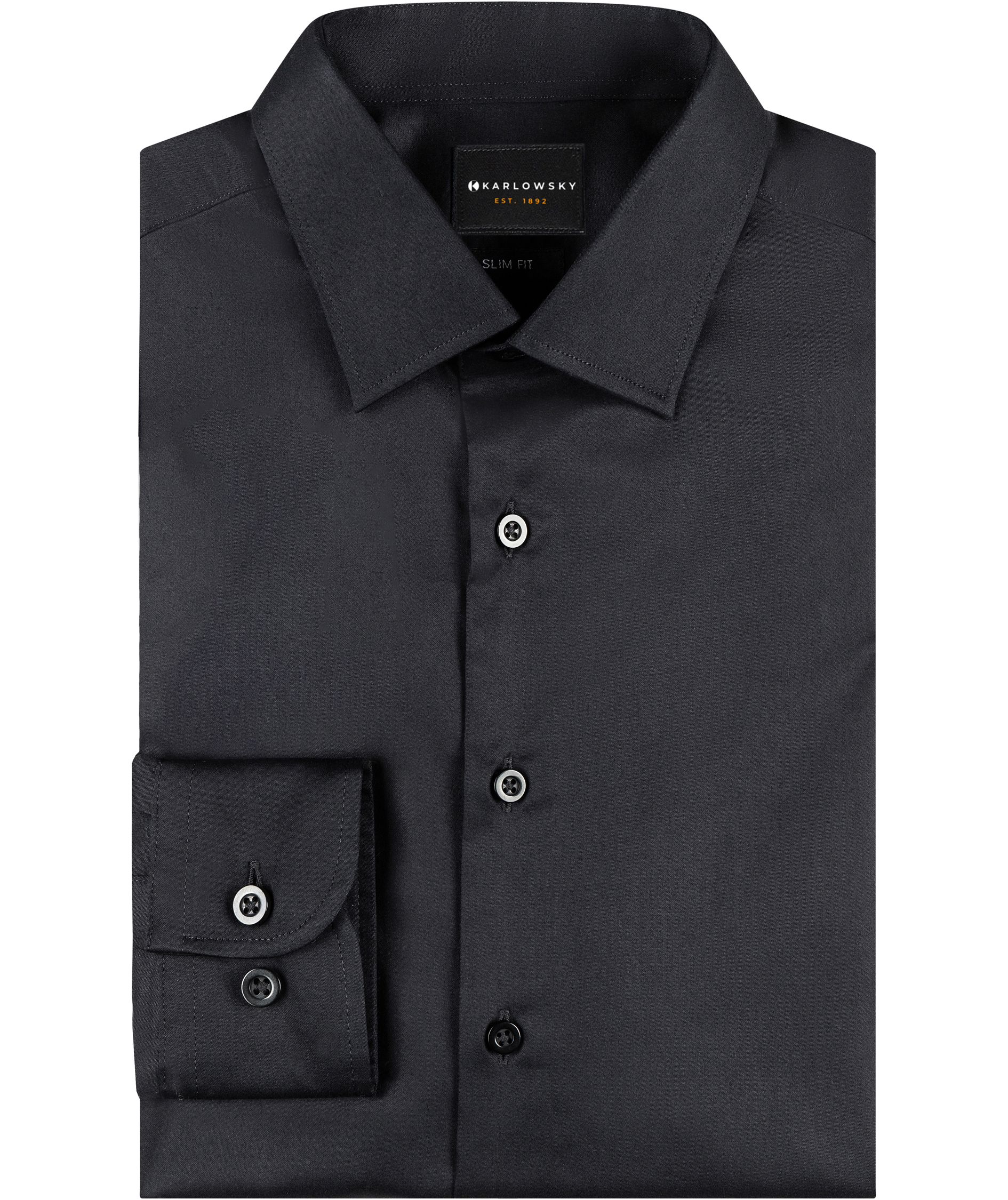 Karlowsky Stretch women's shirt, Black, large image number 5