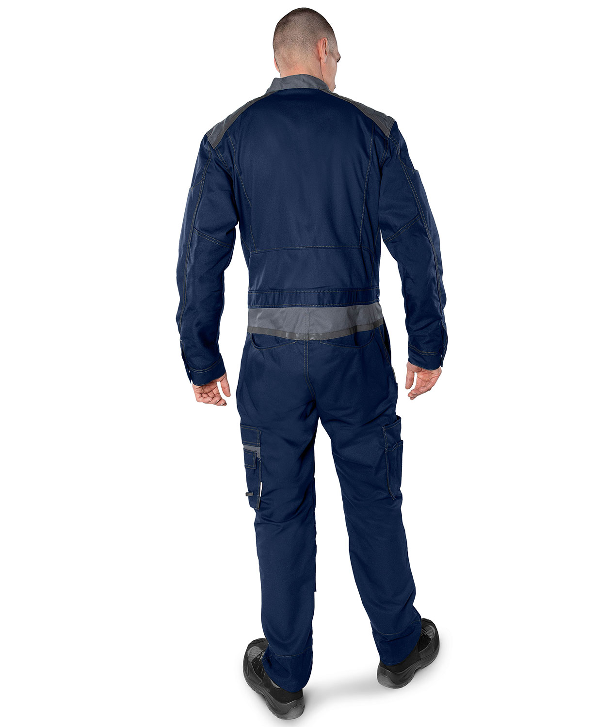 Fristads kedeldragt 8555, Marine/Gr&aring;, large image number 2