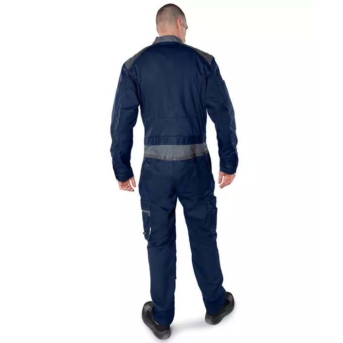 Fristads coverall 8555, Marine Blue/Grey, large image number 2