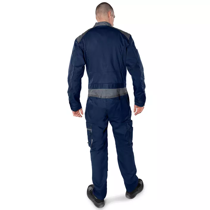 Fristads coverall 8555, Marine Blue/Grey, large image number 2