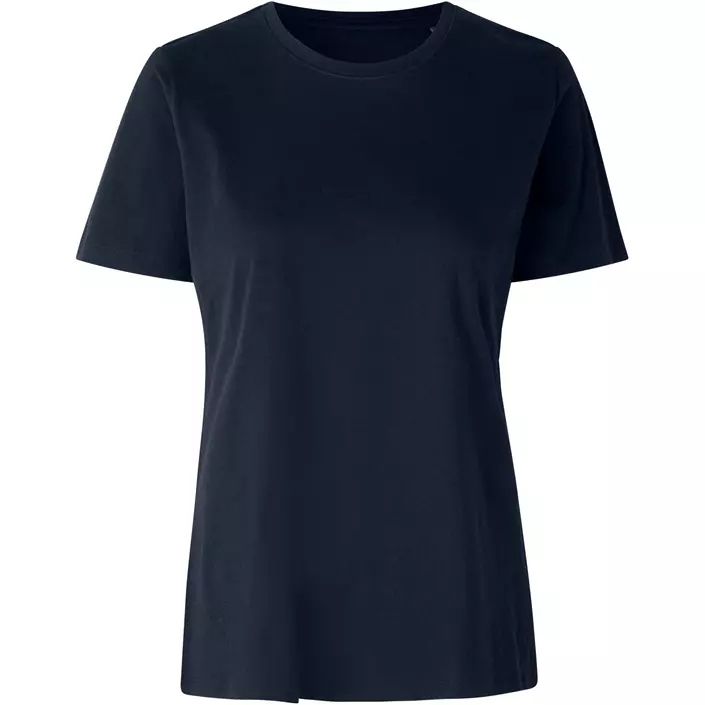 ID økologisk dame T-shirt, Navy, large image number 0