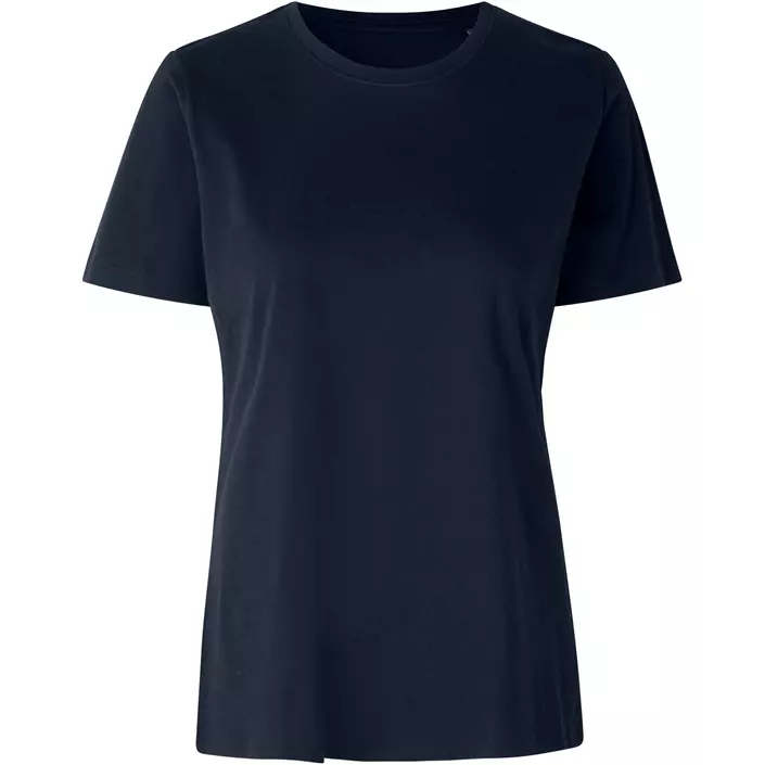 ID økologisk dame T-shirt, Navy, large image number 0