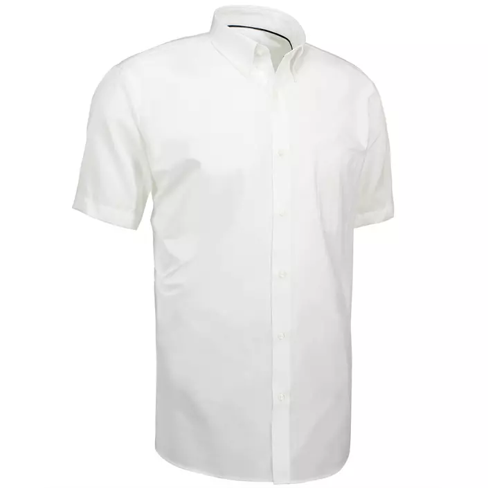 Seven Seas Oxford modern fit kortärmad skjorta, Vit, large image number 2