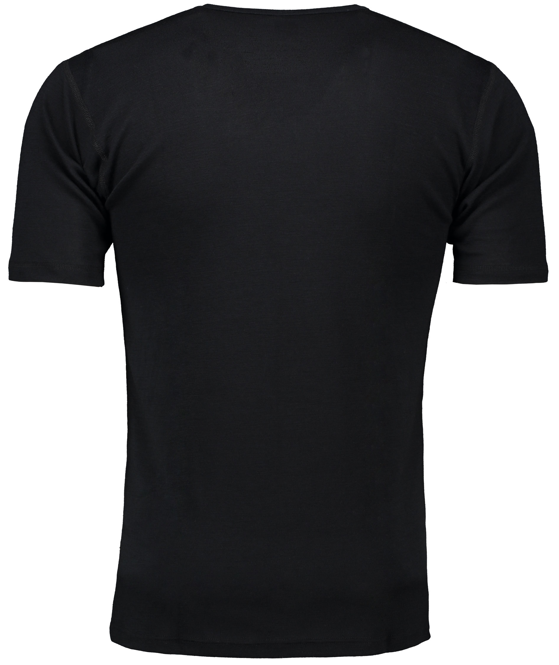Westborn T-shirt with merino wool, Black