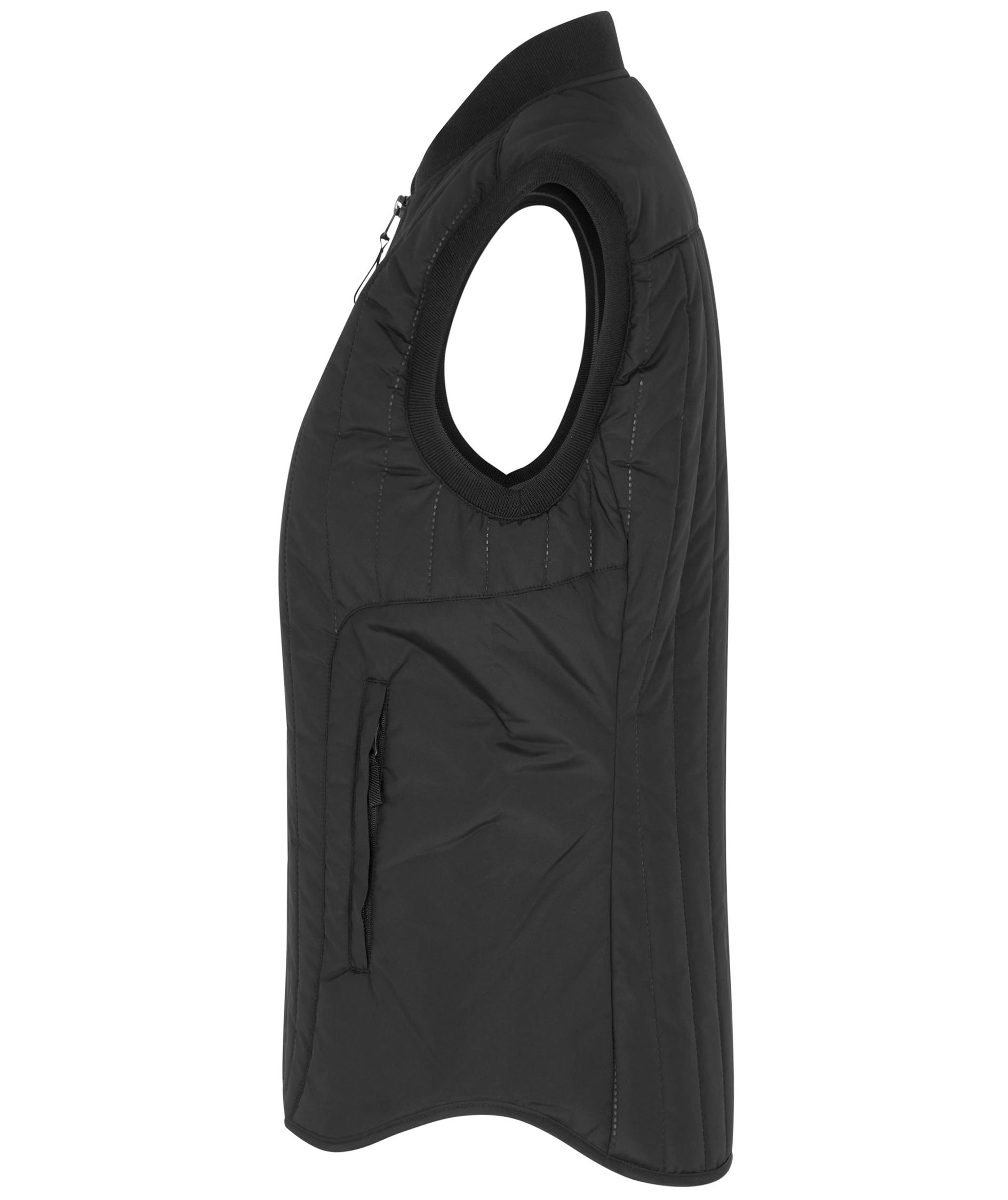 ID CORE dame vattert vest, Svart, large image number 3