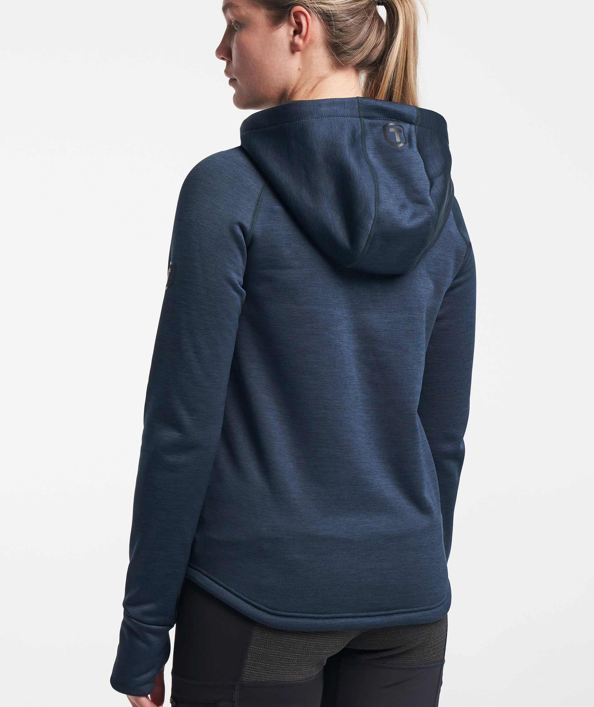 Tenson TXlite women's hoodie with full zipper, Dark blue, large image number 7