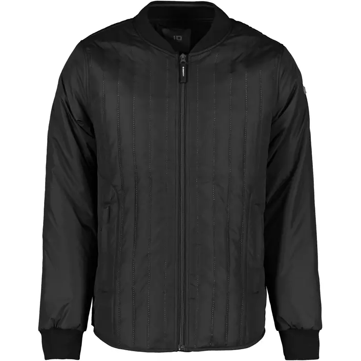 ID quilted thermal jacket, Black, large image number 0