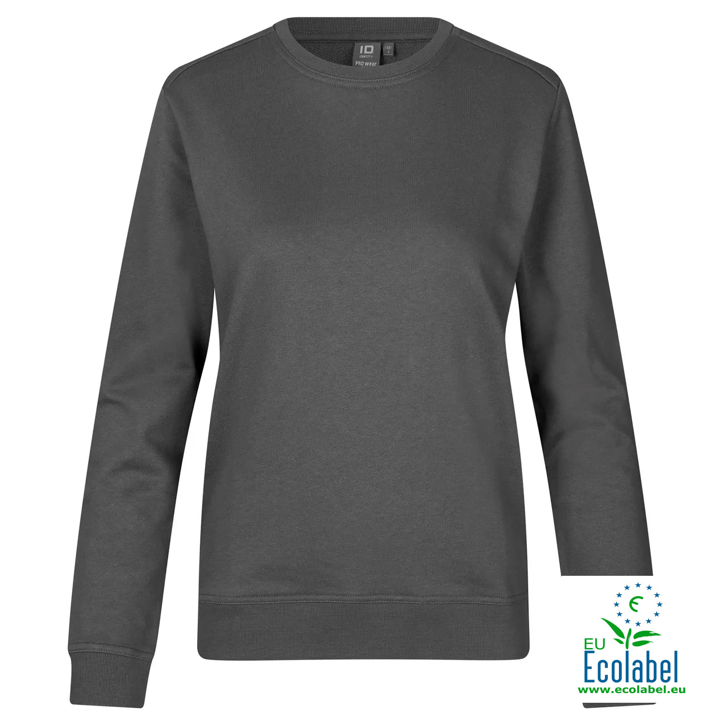 ID Pro Wear CARE women's sweatshirt, Silver Grey, Silver Grey, swatch