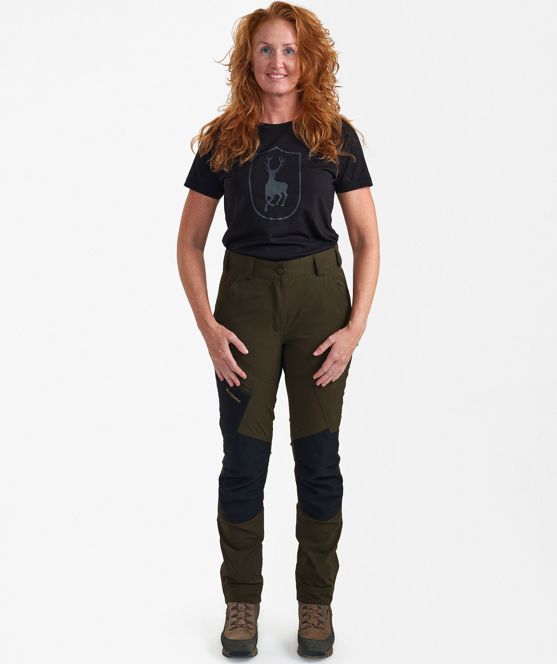 Deerhunter Northward Damenhose, Bark Green/Black