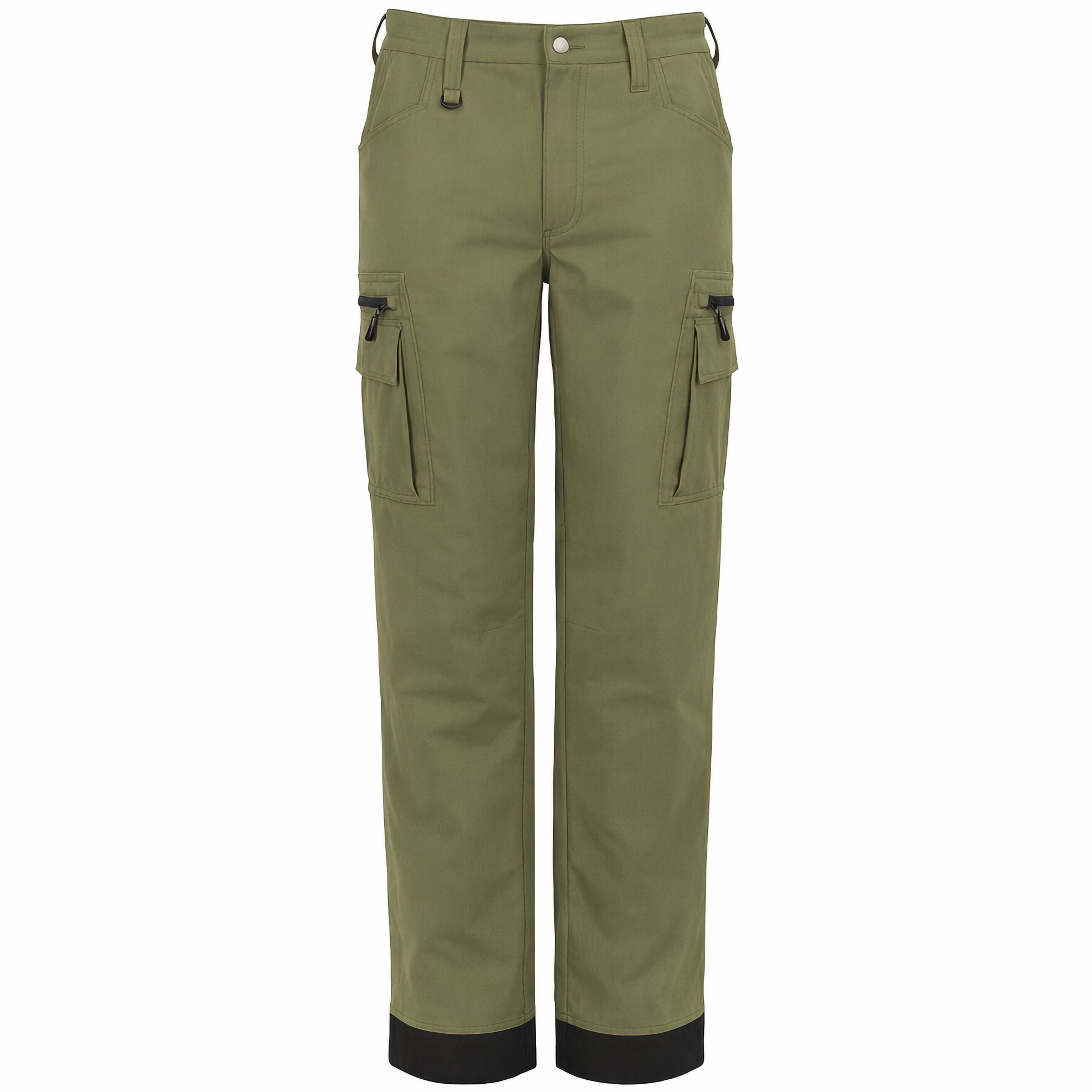 Worksafe servicebukser full stretch, Olive green