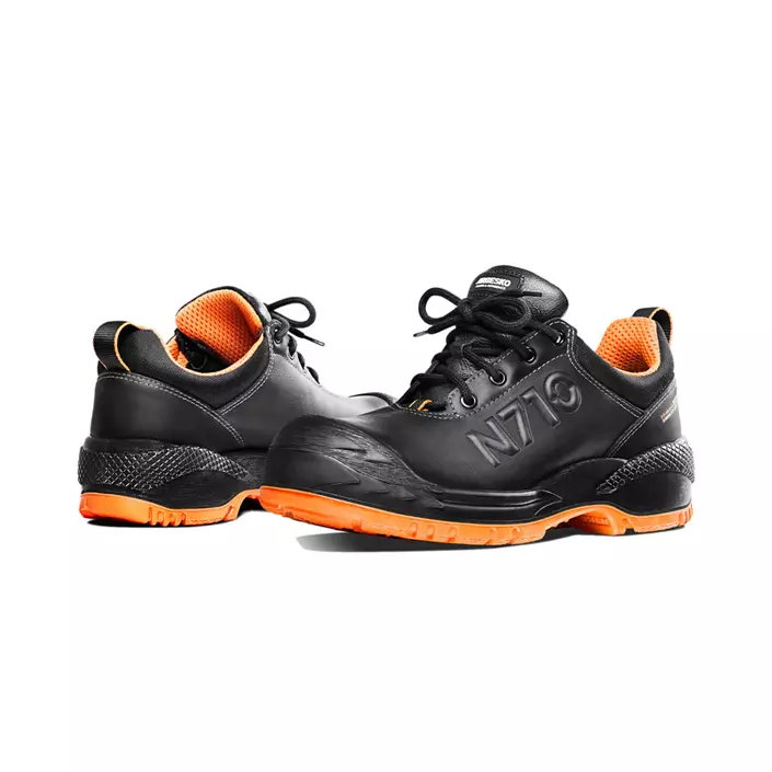 Arbesko 710 safety shoes S3, Black/Orange, large image number 1