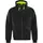 Fristads hoodie med dragkedja 7550 GSM, Svart/Varselgul, Svart/Varselgul, swatch
