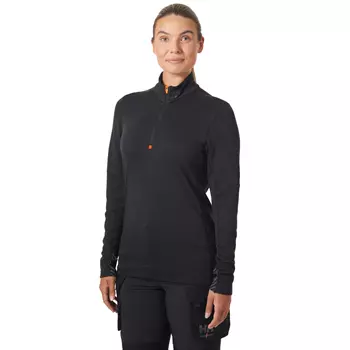 Helly Hansen Lifa Merino dam långärmad undertröja half zip med merinoull