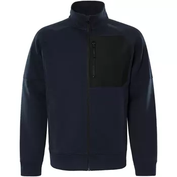 Fristads sweat jacket 7830 GKI, Dark Marine Blue