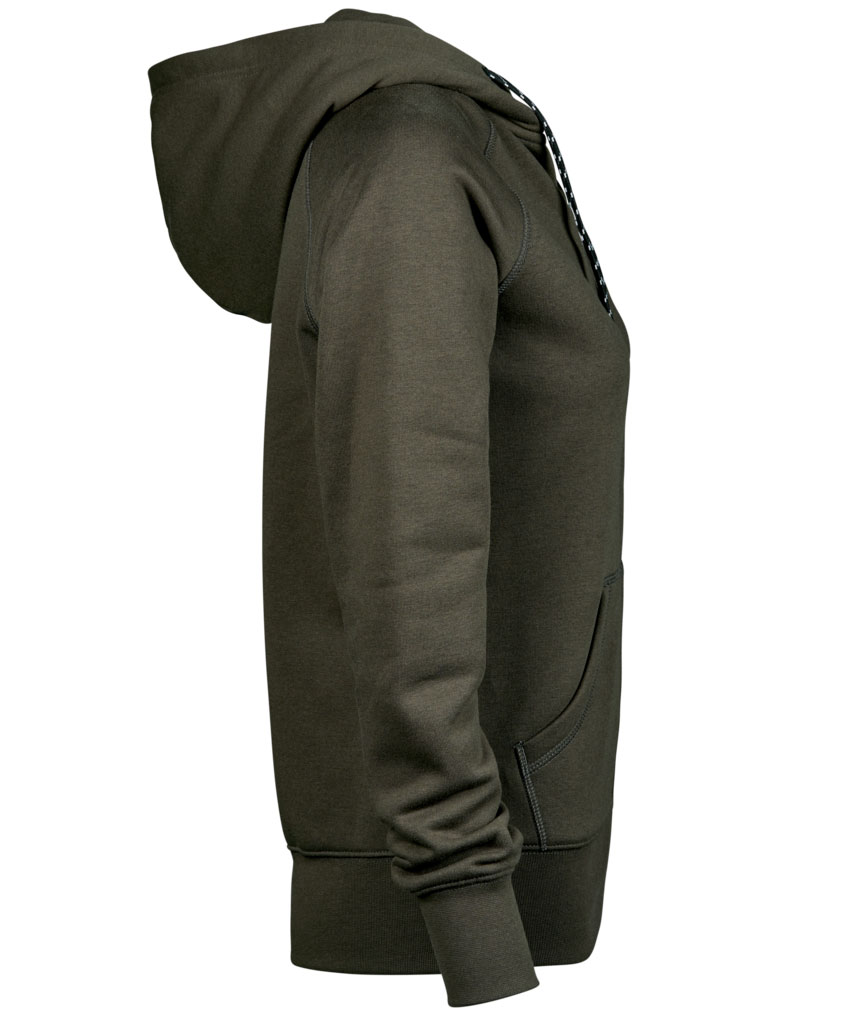 Tee Jays Fashion full zip women's hoodie, Deep Green, large image number 2