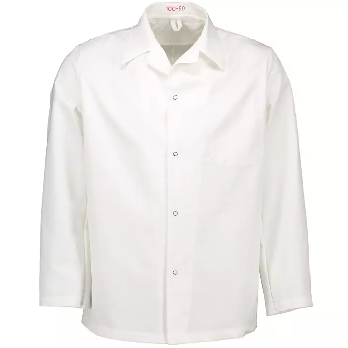 Borch Textile butcher jacket with three interior pockets, White, large image number 0