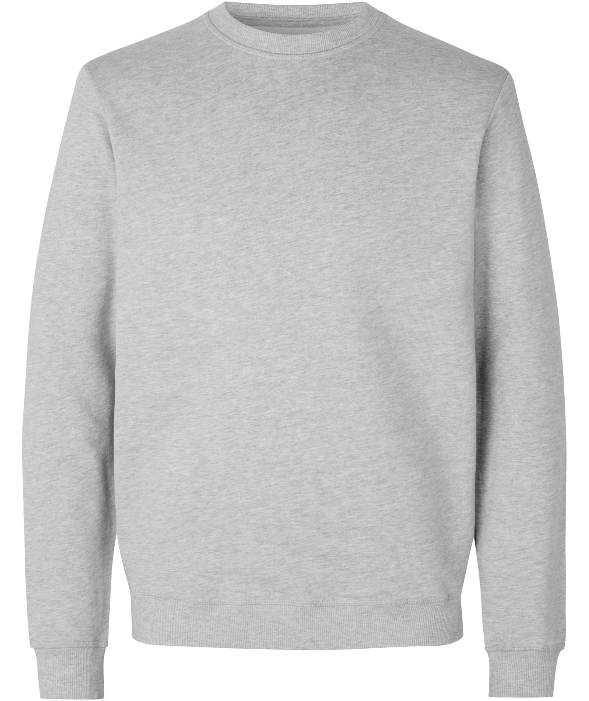 ID ekologisk sweatshirt, Ljusgr&aring; Melange, Ljusgr&aring; Melange, swatch