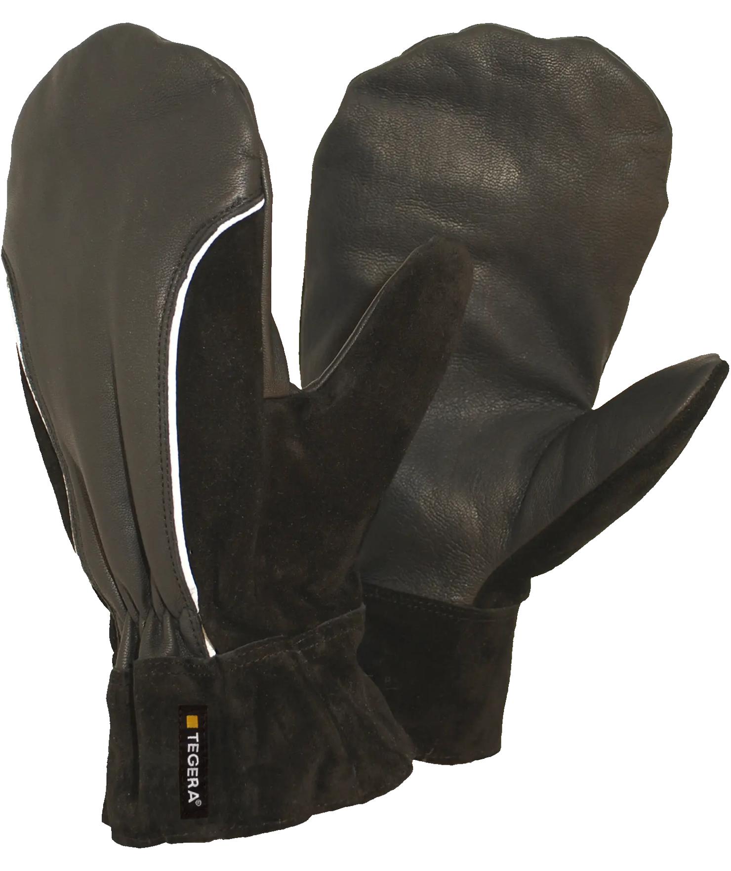 Tegera 145 winter work gloves, Black