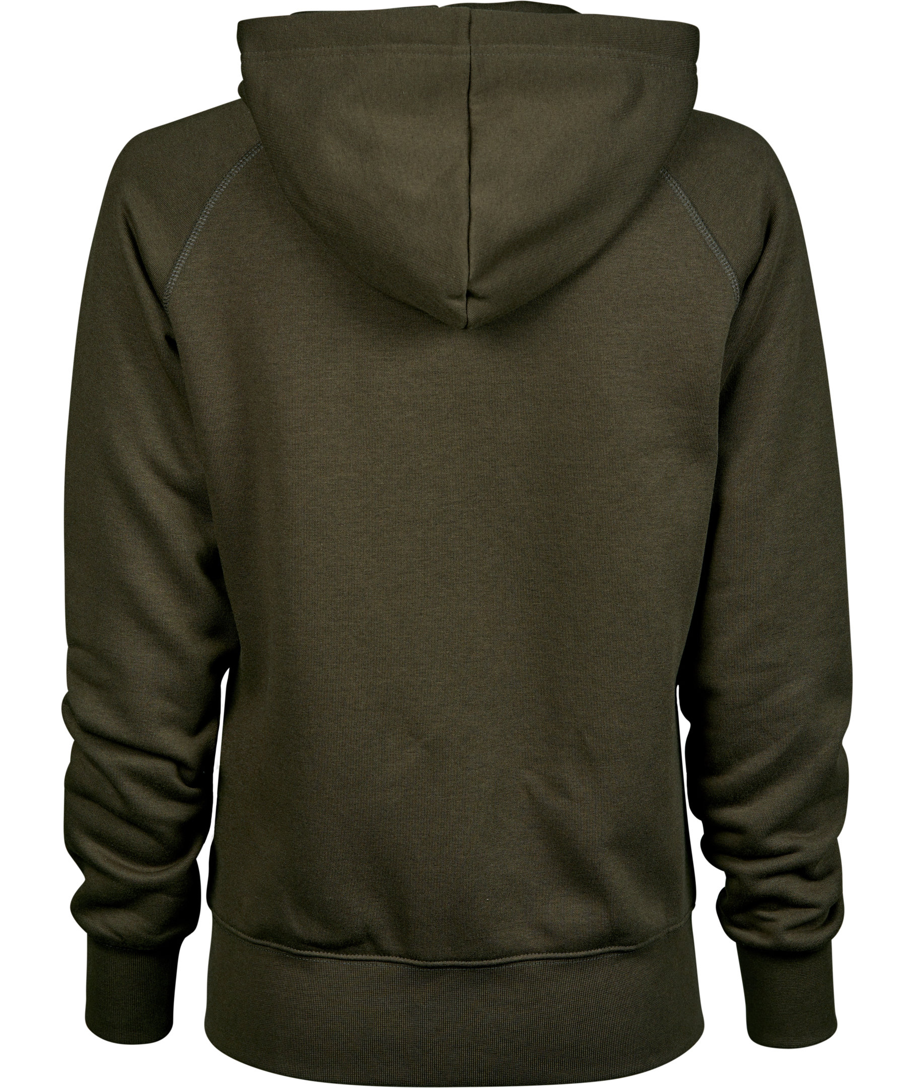 Tee Jays Fashion full zip dame h&aelig;ttetr&oslash;je, M&oslash;rk oliven, large image number 2