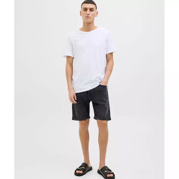 Jack & Jones JJIRICK JJORIGINAL AM360 shorts, Black Denim, large image number 6