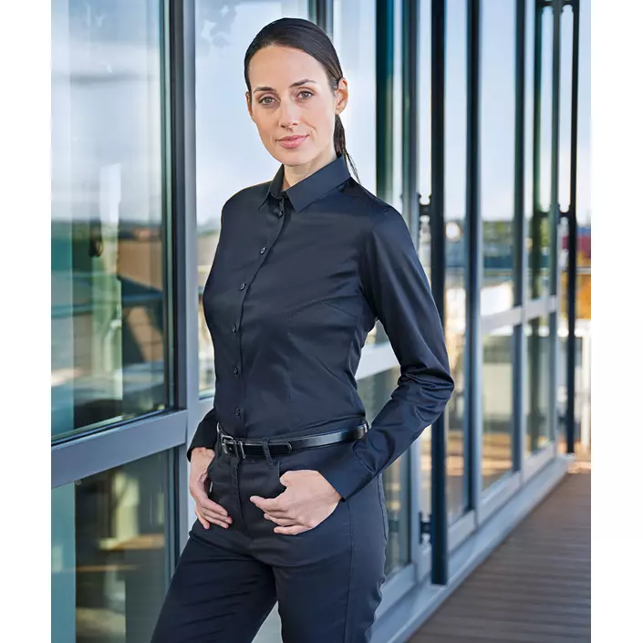 Karlowsky Stretch skjorta dam, Black, large image number 1