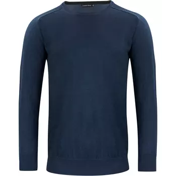 J. Harvest & Frost knitted pullover with merino wool, Navy