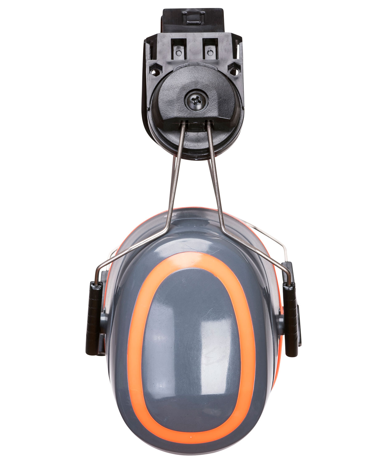 Portwest PW62 ear defenders helmet mounted, Grey/orange, Grey/orange, large image number 1