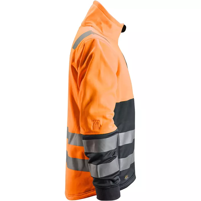 Snickers AllroundWork fleece jacket 8035, Hi-Vis Orange/Steel Grey, large image number 1