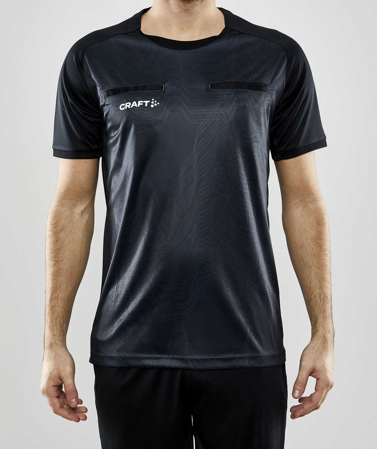 Craft Evolve Referee T-shirt, Sort, large image number 1