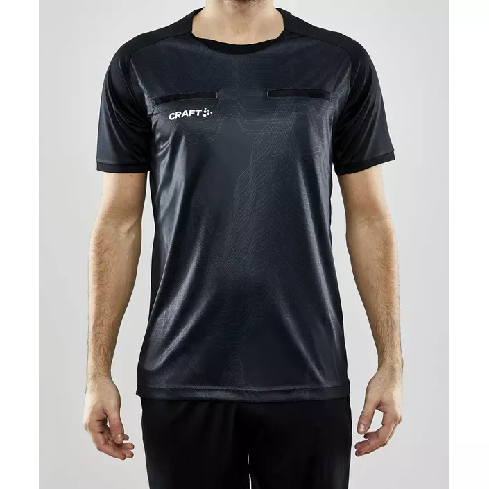 Craft Evolve Referee T-shirt, Black, large image number 1