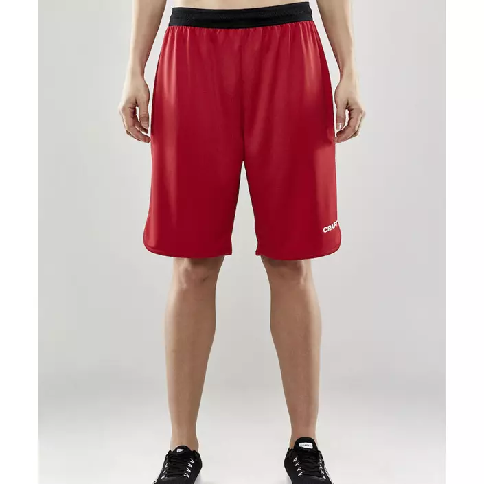 Craft Progress Basket dame shorts, Bright red, large image number 1