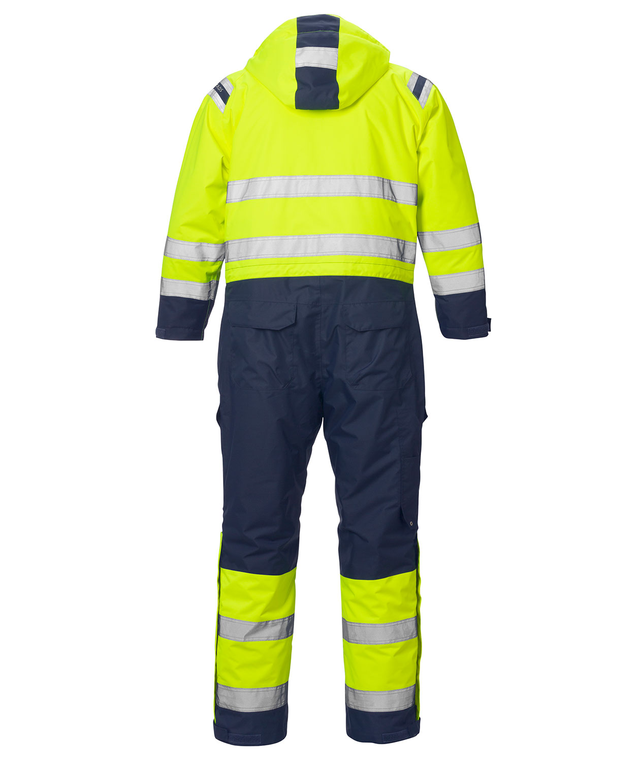 Fristads Airtech&reg; thermal coverall 8015, Hi-vis Yellow/Marine