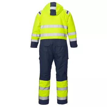 Fristads Airtech® thermal coverall 8015, Hi-vis Yellow/Marine