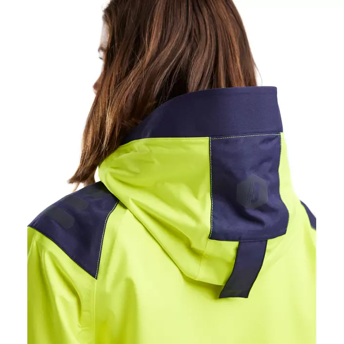 Blåkläder Damen Shelljacke, Hi-Vis gelb/marine, large image number 6