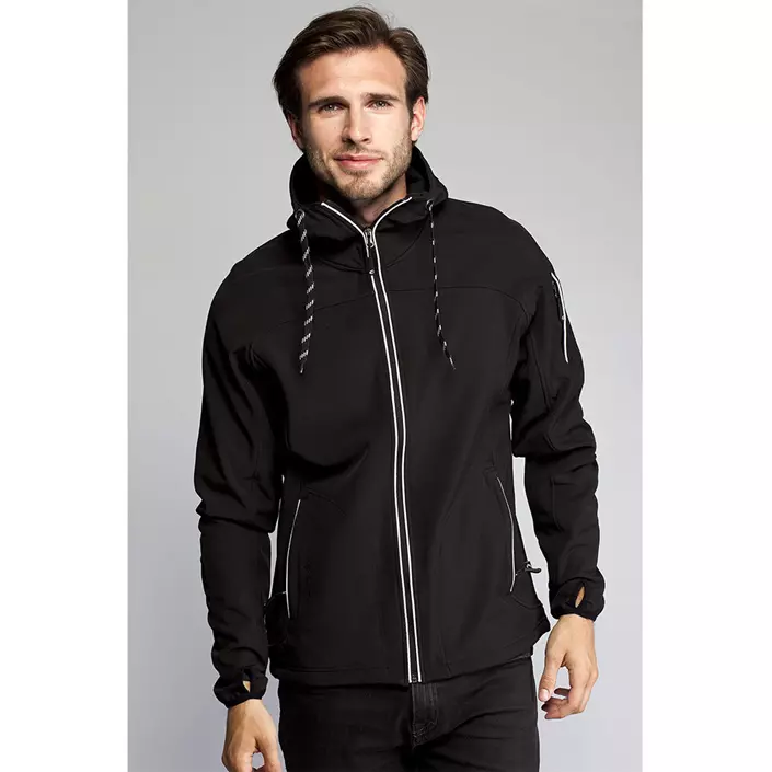 IK softshell jacket, Black, large image number 2