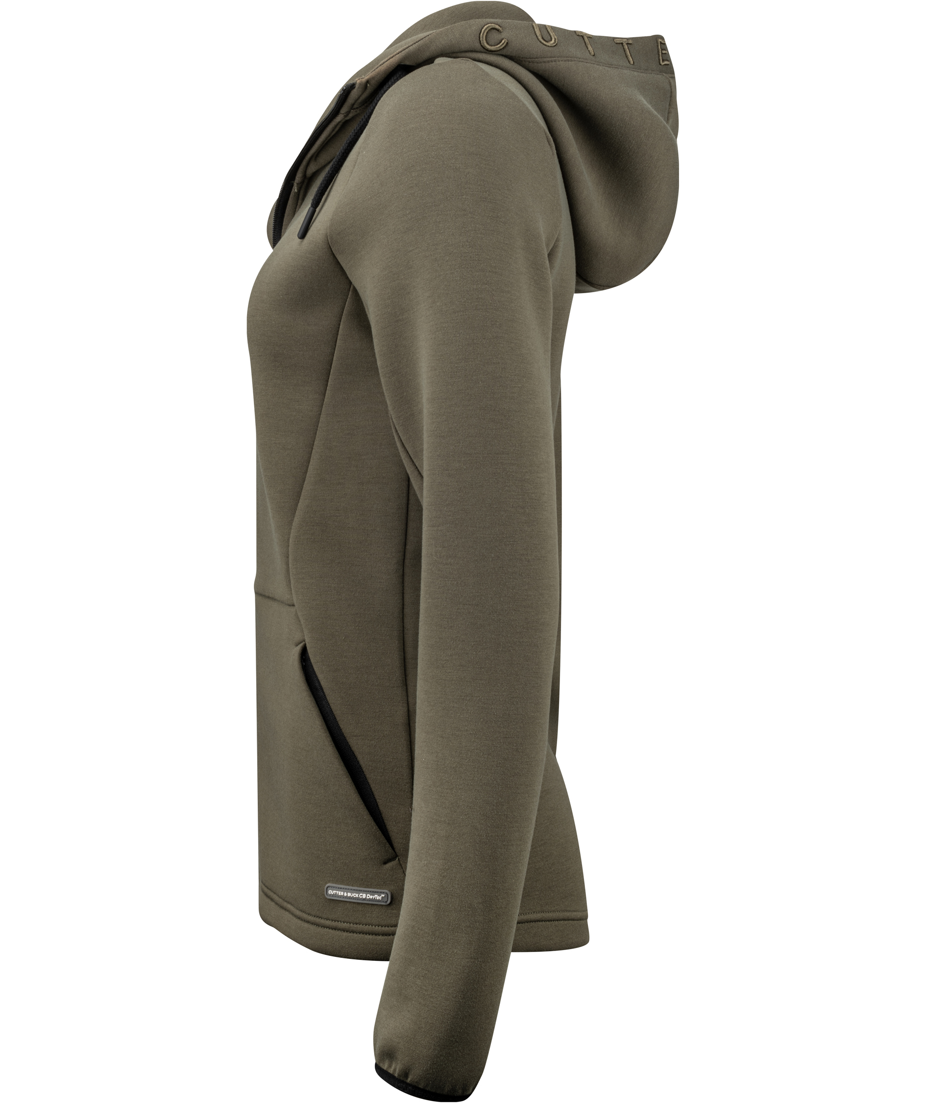 Cutter & Buck Pemberton women's Hood Zip, Ivy green, large image number 4